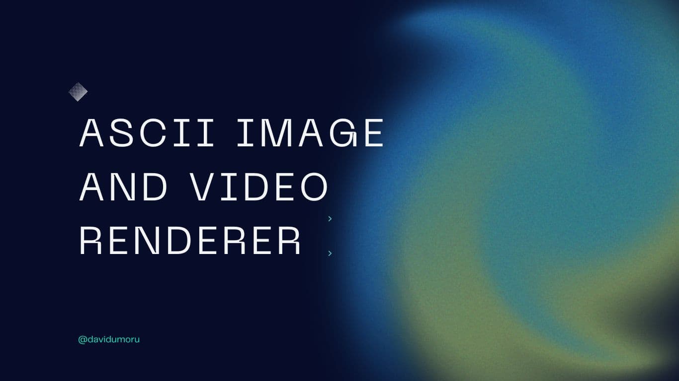 ASCII Image and Video Renderer